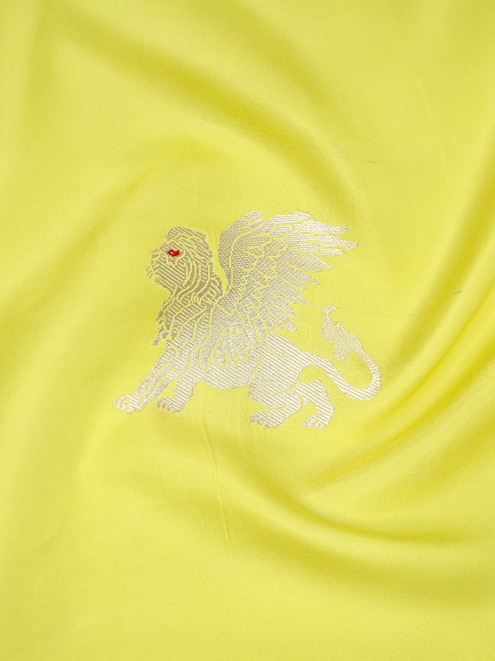 Bright Green Shikargah Boota Satin Silk Handloom Banarasi Saree - Sacred Weaves