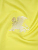 Bright Green Shikargah Boota Satin Silk Handloom Banarasi Saree - Sacred Weaves