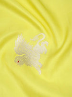 Bright Green Shikargah Boota Satin Silk Handloom Banarasi Saree - Sacred Weaves