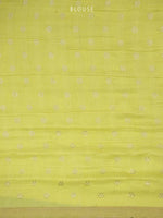 Bright Green Shikargah Boota Satin Silk Handloom Banarasi Saree - Sacred Weaves