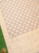 Dusky Pink Booti Katan Silk Uppada Handloom Banarasi Saree - Sacred Weaves