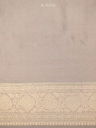 Dusky Pink Booti Katan Silk Uppada Handloom Banarasi Saree - Sacred Weaves