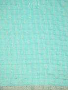 Pastel Blue Shikargah Boota Satin Silk Handloom Banarasi Saree - Sacred Weaves