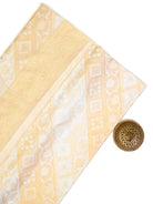Cream Sona Roopa Silk Tissue Real Zari Handloom Banarasi Saree - Sacred Weaves