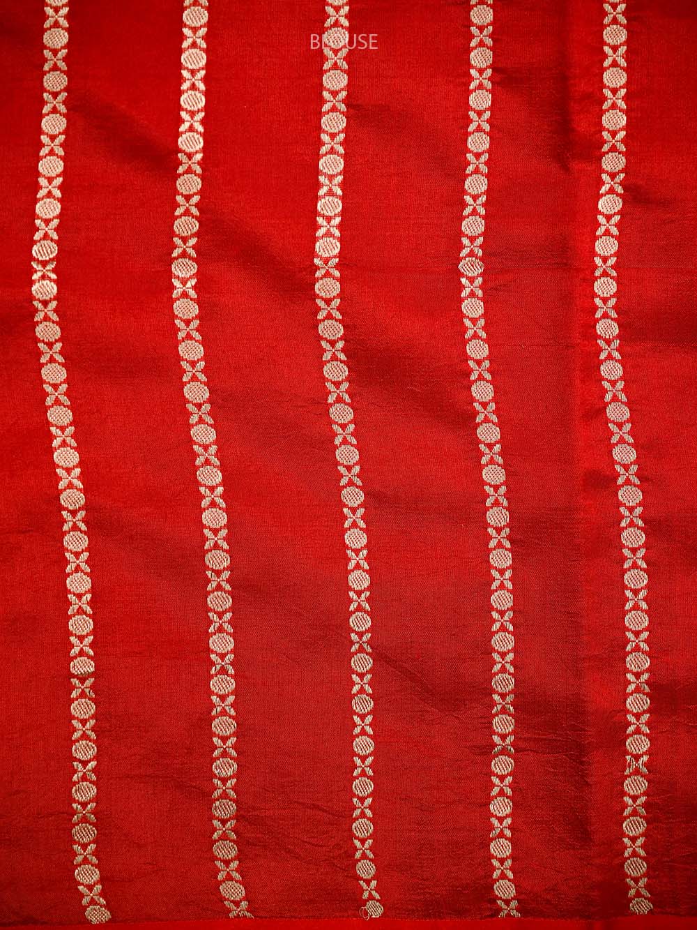 Red Boota Pure Silk Handloom Banarasi Saree - Sacred Weaves