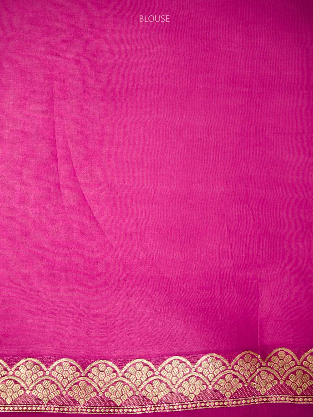 Magenta Boota Organza Handloom Banarasi Saree - Sacred Weaves