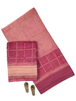 Magenta Printed Cotton Silk Handloom Banarasi Suit - Sacred Weaves