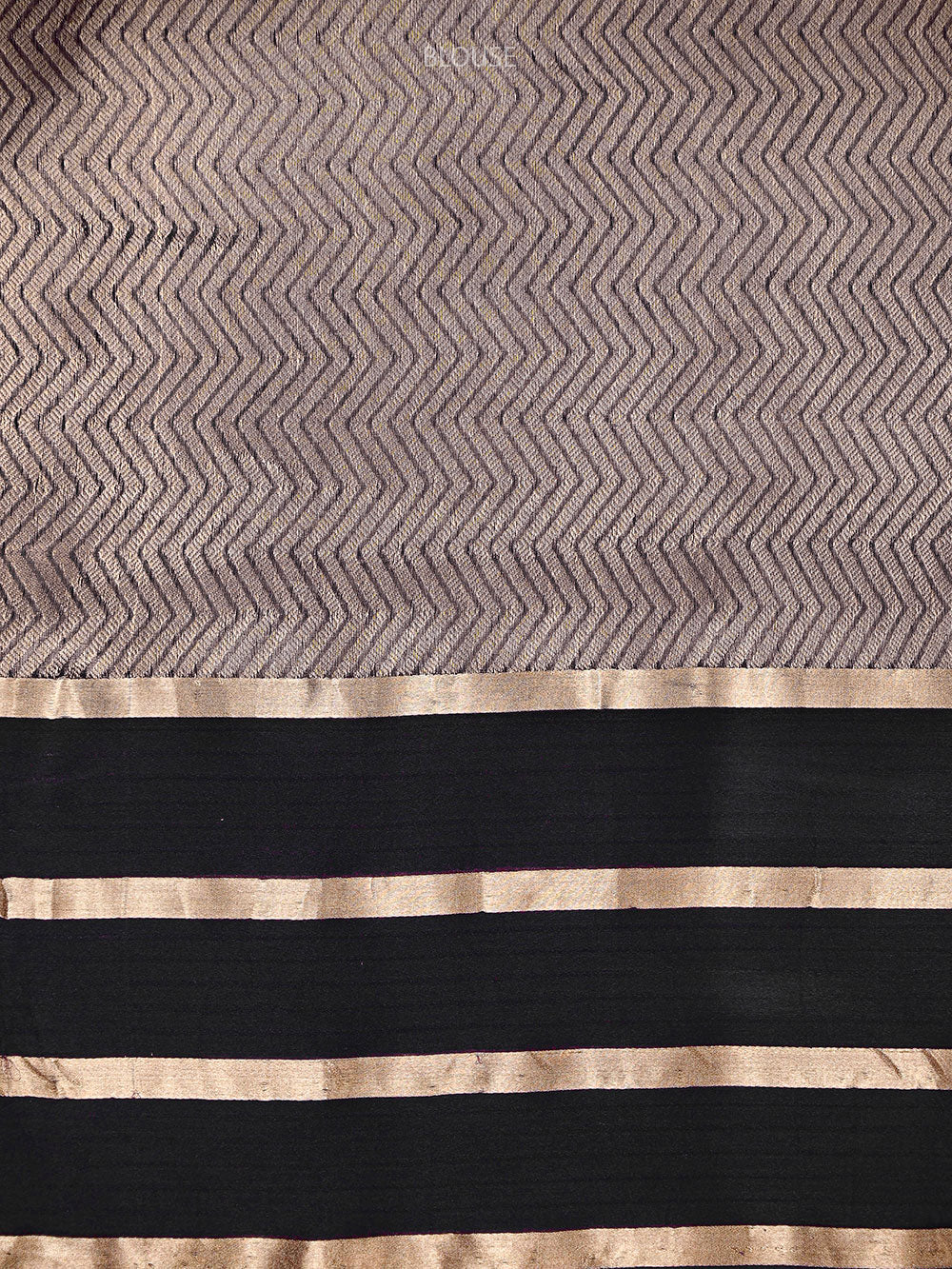 Black Boota Organza Handloom Banarasi Saree - Sacred Weaves