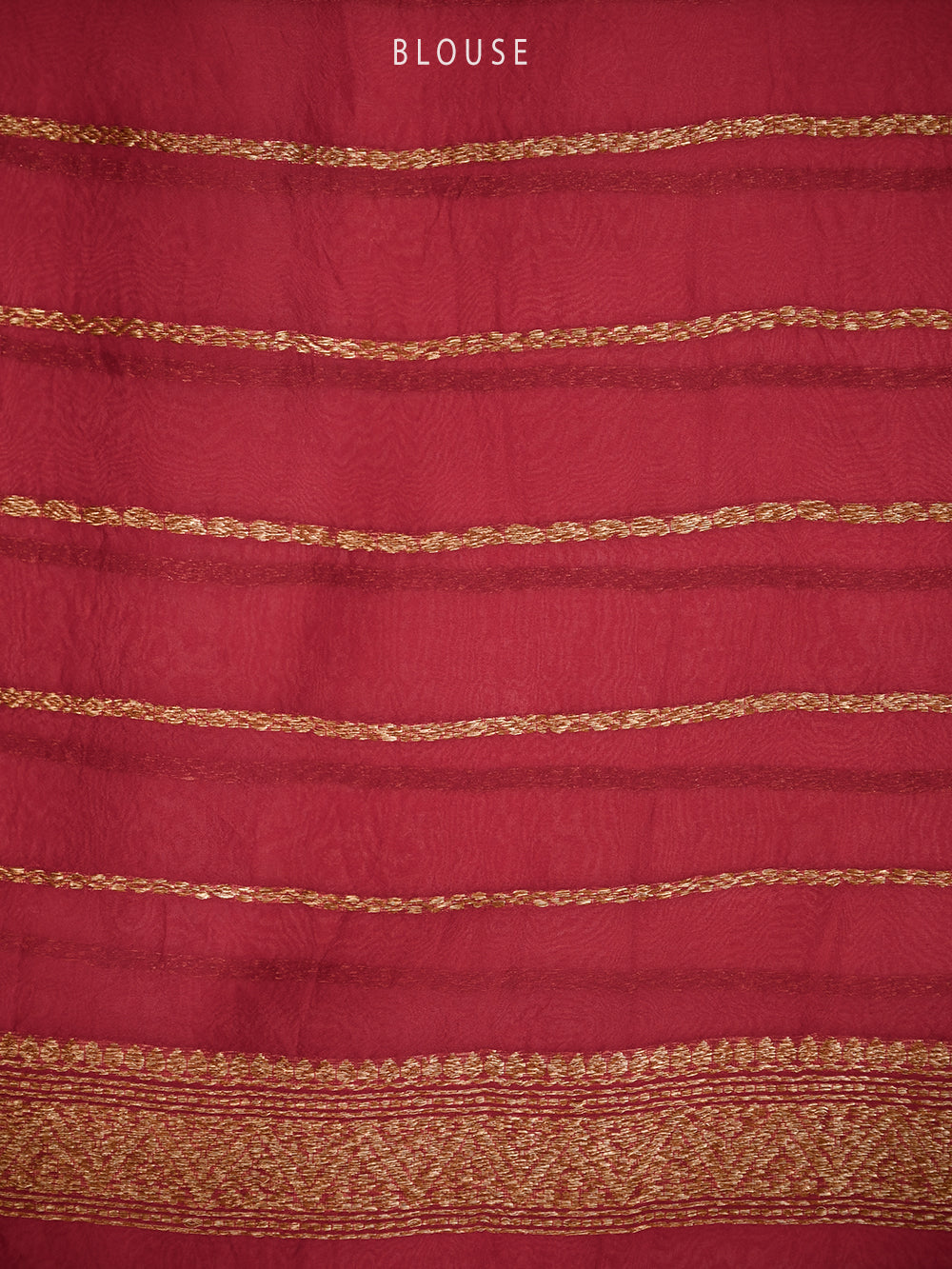 Cream Boota Organza Silk Handloom Banarasi Saree - Sacred Weaves