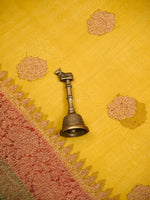 Yellow Boota Organza Silk Handloom Banarasi Saree - Sacred Weaves
