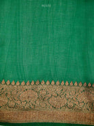 Yellow Boota Organza Silk Handloom Banarasi Saree - Sacred Weaves