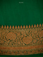 Maroon Organza Silk Handloom Banarasi Saree - Sacred Weaves