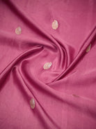 Pink Sona Roopa Booti Satin Silk Handloom Banarasi Saree - Sacred Weaves