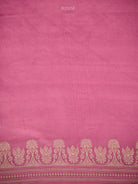 Pink Sona Roopa Boota Satin Silk Handloom Banarasi Saree - Sacred Weaves