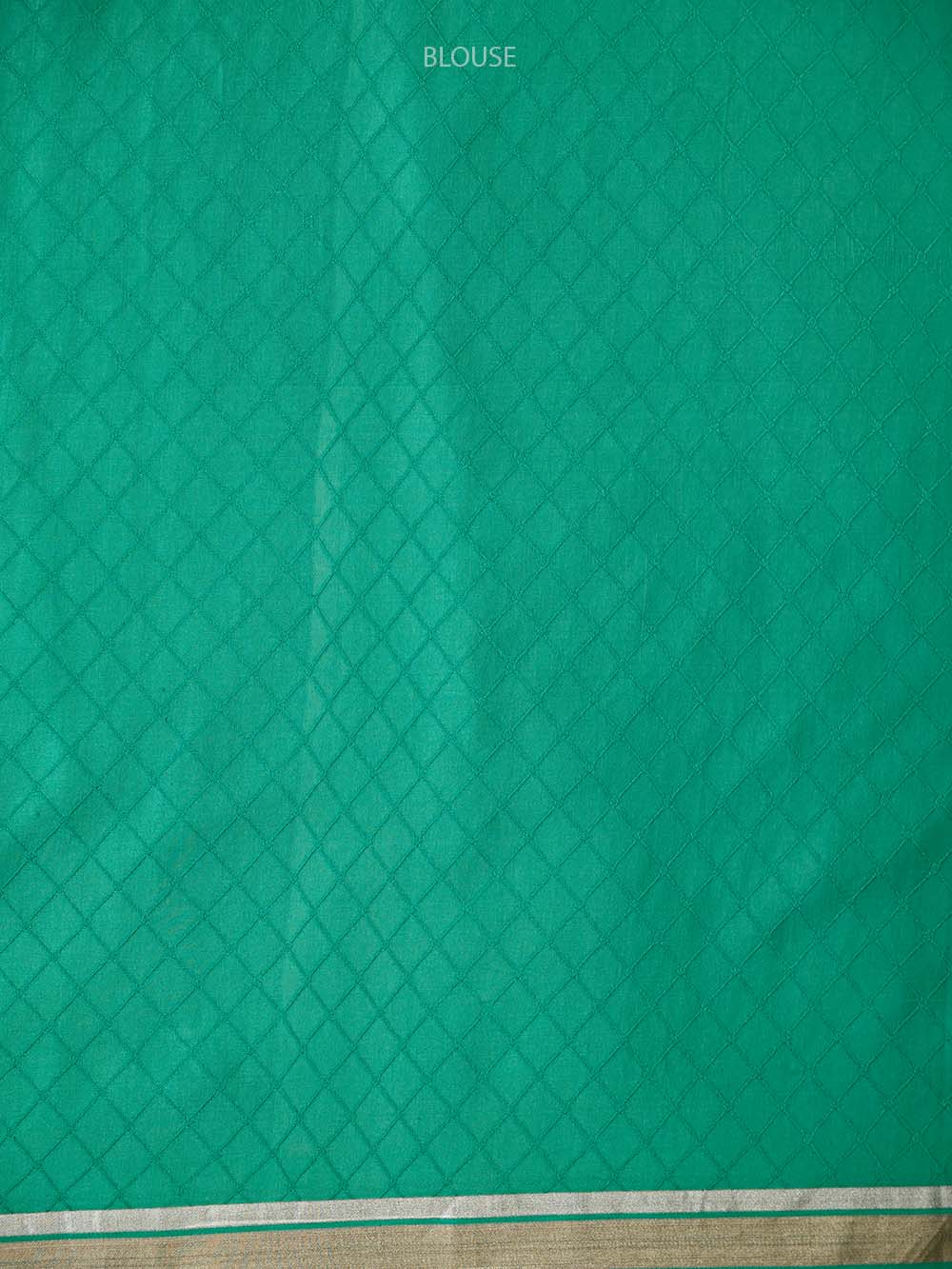 Sea Green Booti Satin Silk Handloom Banarasi Saree - Sacred Weaves