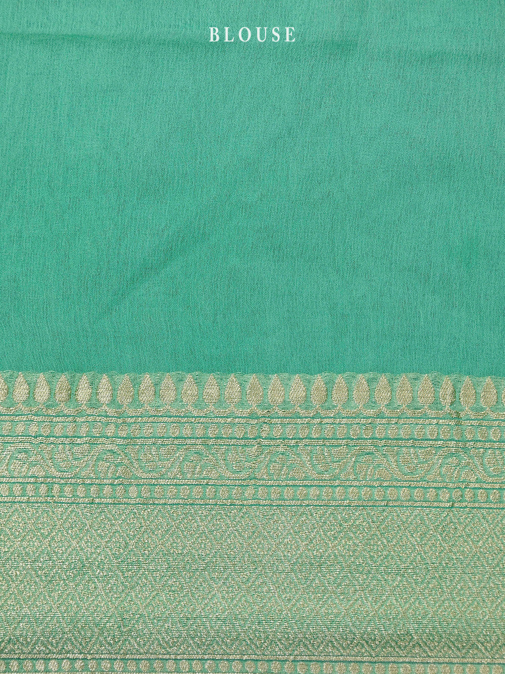 Pastel Green Purple Stripe Khaddi Georgette Handloom Banarasi Saree - Sacred Weaves
