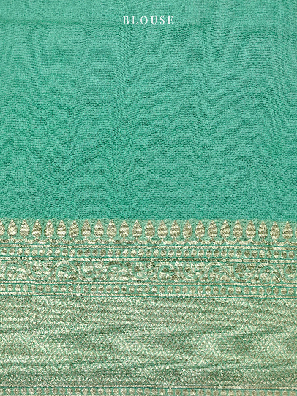 Pastel Green Purple Stripe Khaddi Georgette Handloom Banarasi Saree - Sacred Weaves