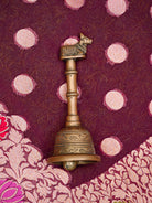Wine Booti Khaddi Georgette Handloom Banarasi Saree - Sacred Weaves