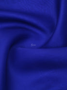 Royal Blue Plain Organza Handloom Saree - Sacred Weaves