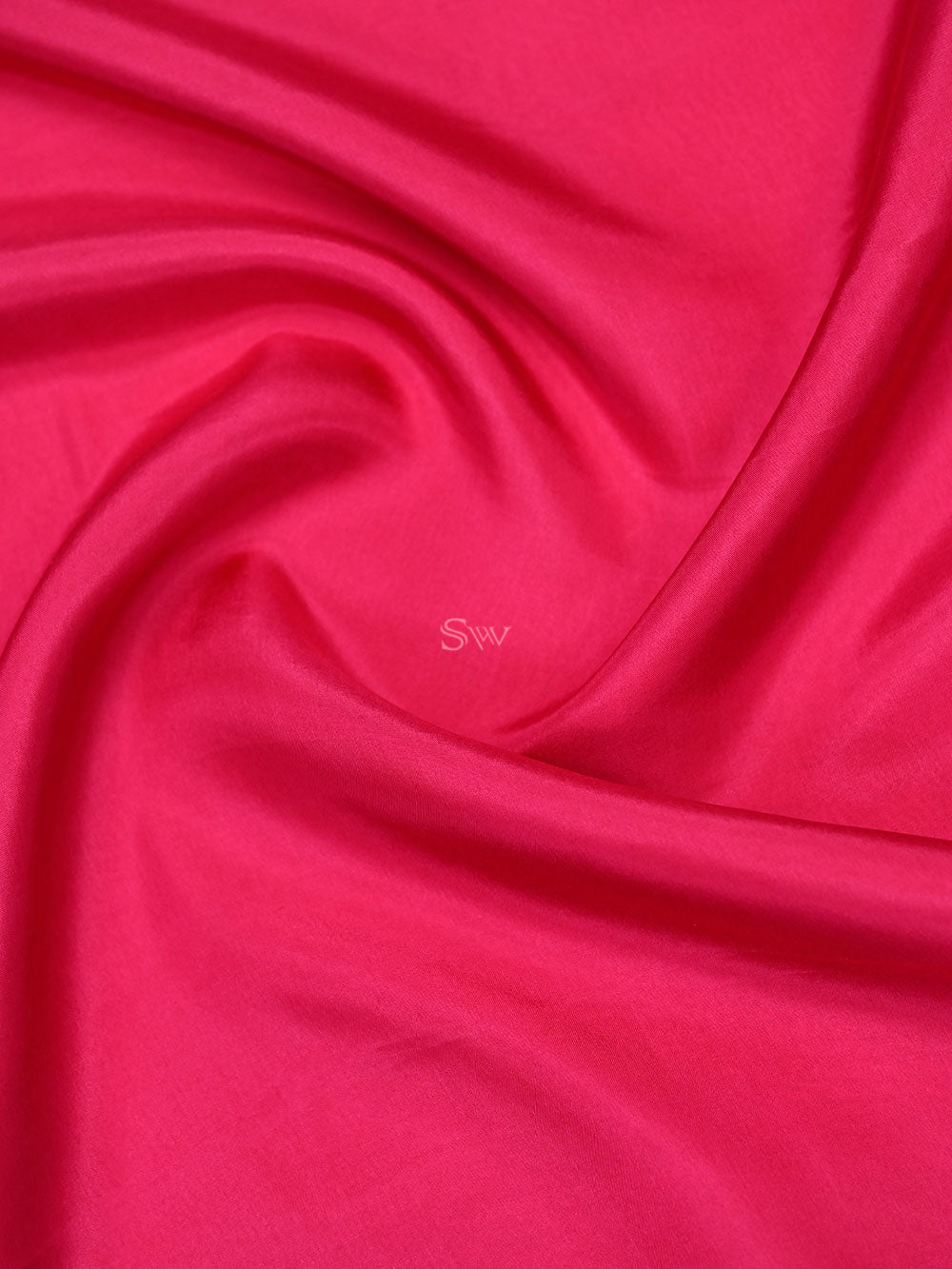 Pink Plain Silk Handloom Saree - Sacred Weaves