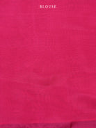 Pink Plain Silk Handloom Saree - Sacred Weaves