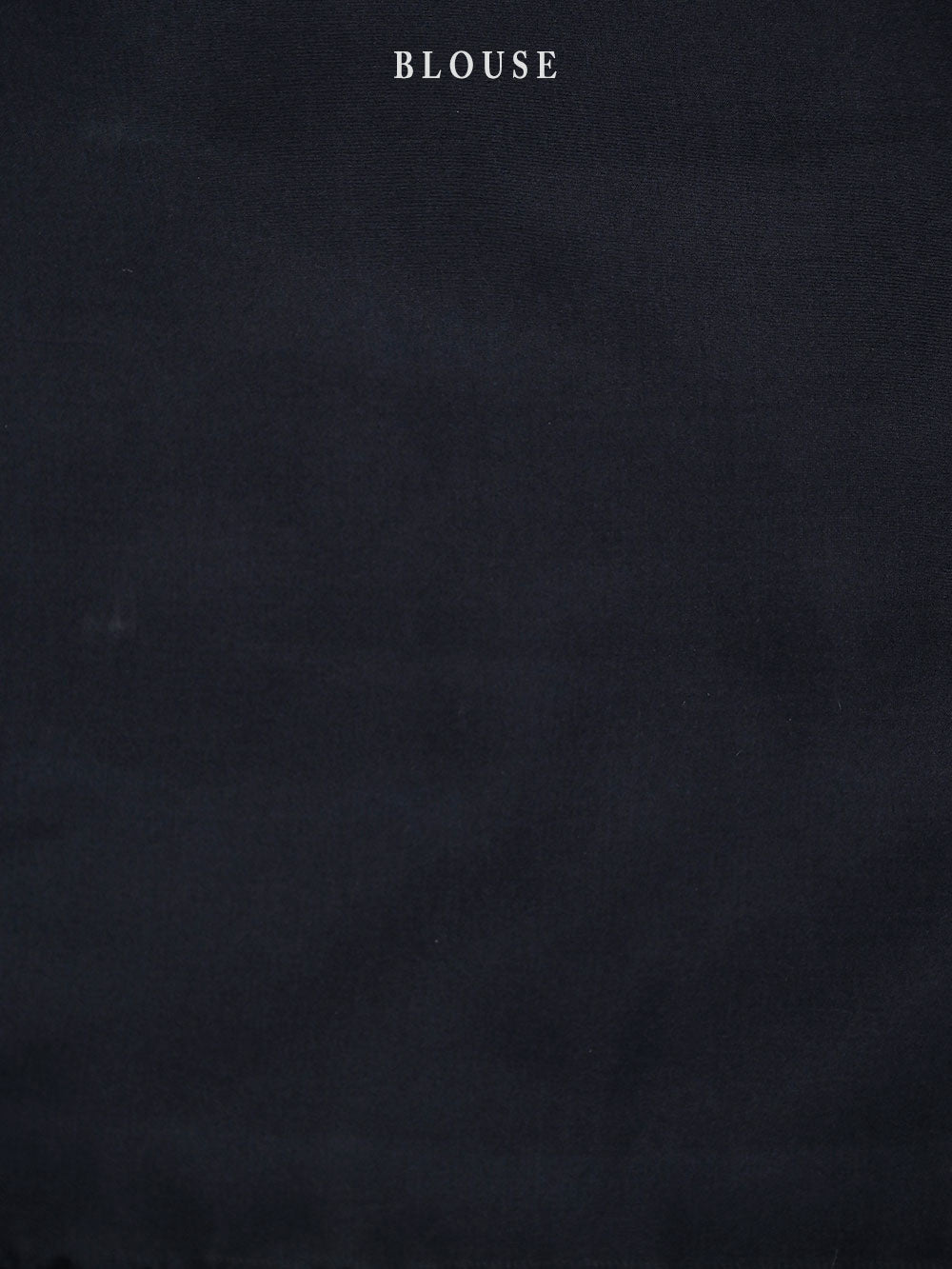 Black Plain Silk Handloom Saree