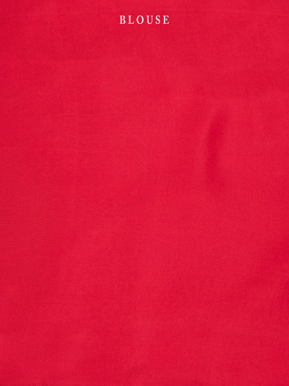 Red Plain Silk Handloom Saree - Sacred Weaves