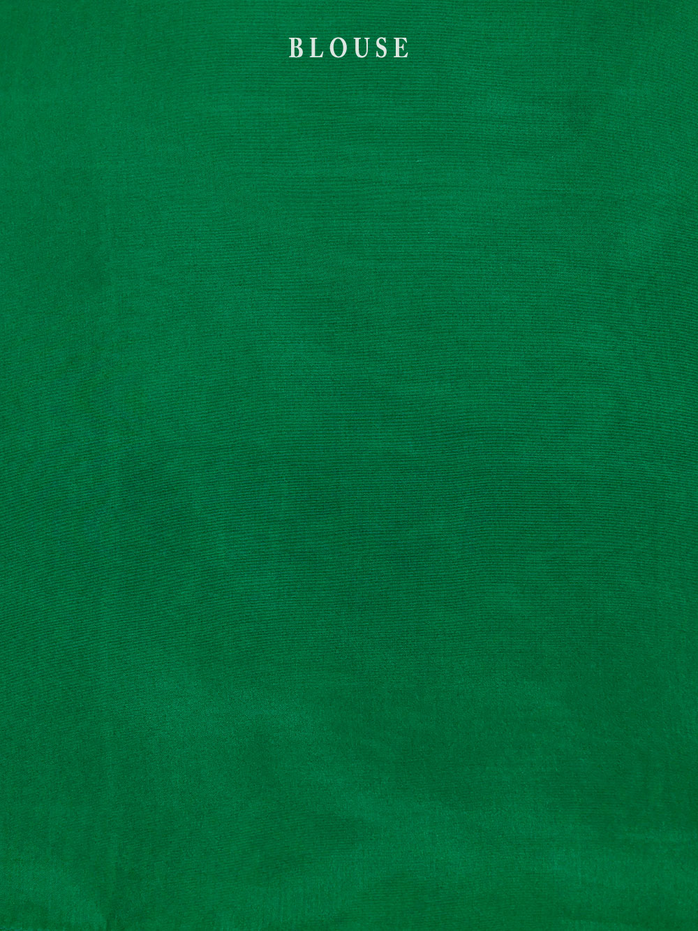 Dark Green Plain Silk Handloom Saree - Sacred Weaves