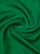 Dark Green Plain Silk Handloom Saree - Sacred Weaves