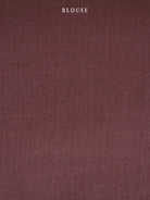 Brown Plain Organza Handloom Saree - Sacred Weaves