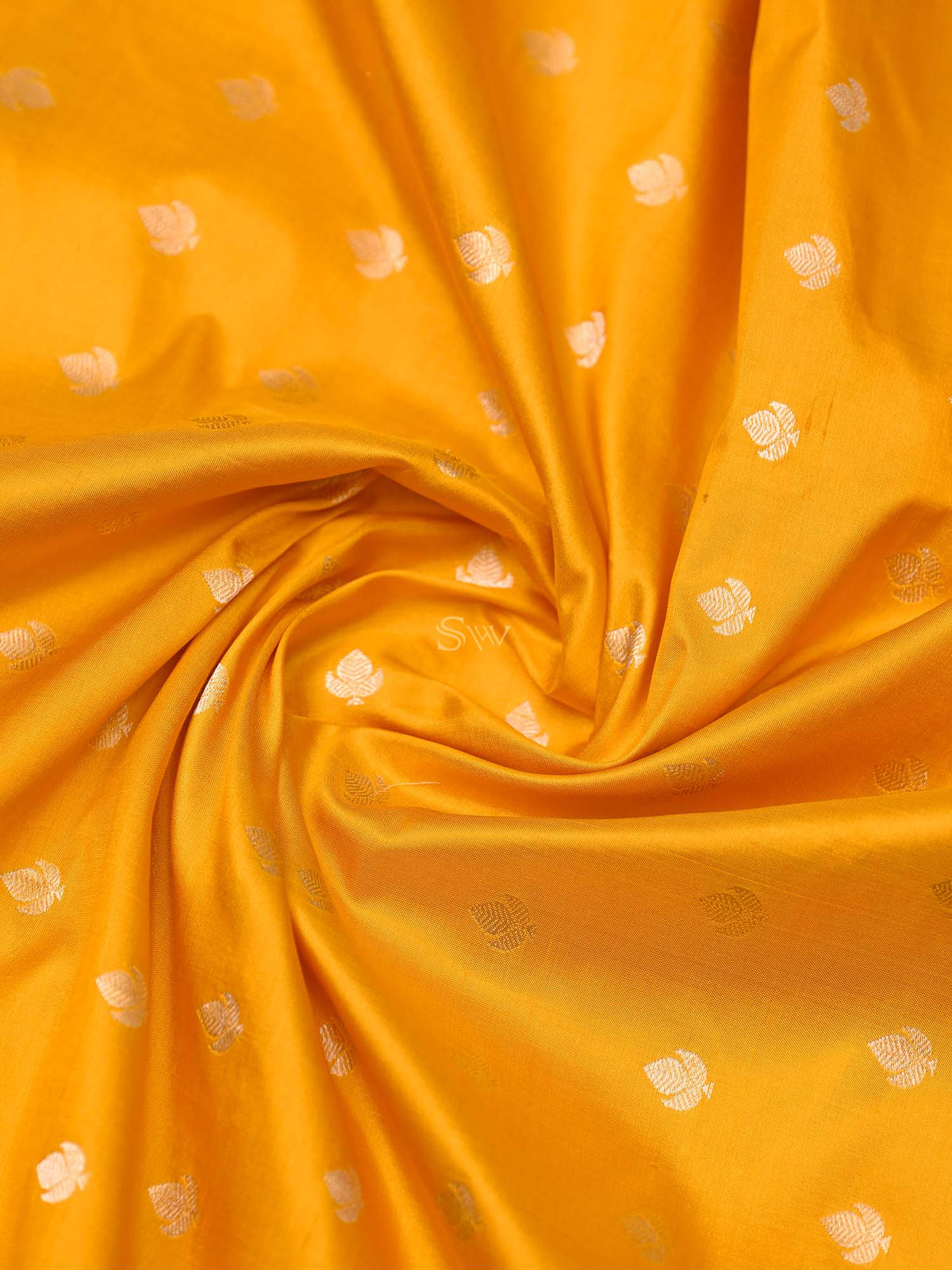 Yellow Katan Silk Handloom Banarasi Suit - Sacred Weaves