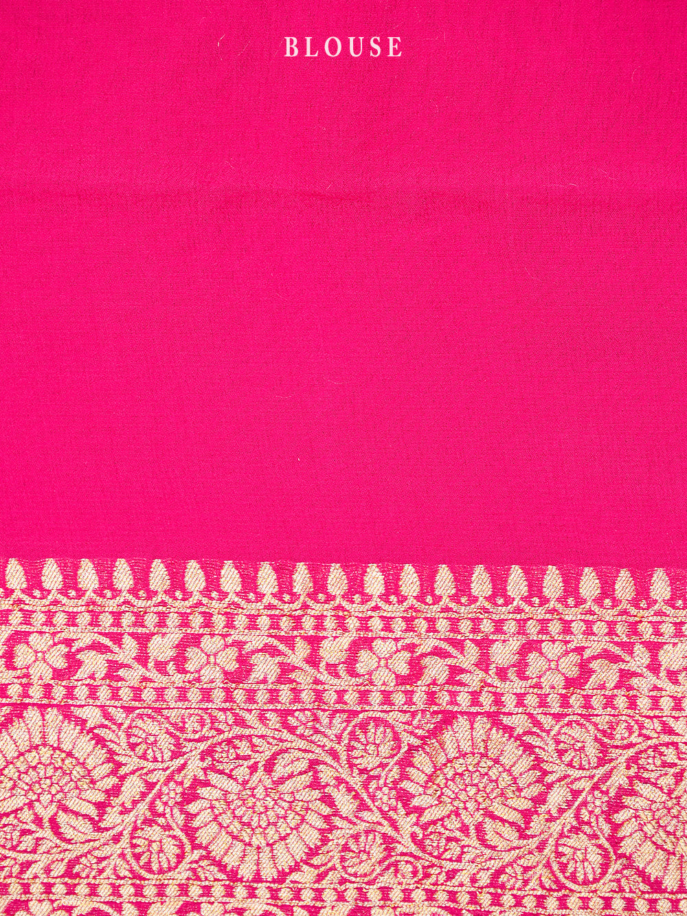 Dark Pink Jaal Khaddi Georgette Handloom Banarasi Saree