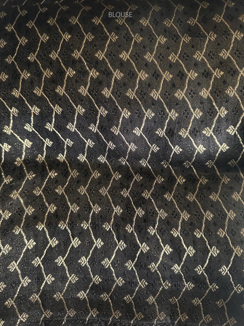 Black Tissue Brocade Handloom Banarasi Saree