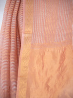 Pastel Pink Tissue Rangkat Handloom Banarasi Saree - Sacred Weaves