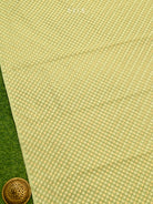 Pista Green Cotton Silk Handloom Banarasi Suit - Sacred Weaves