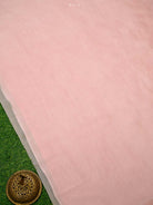 Pink Embroidered Organza Handloom Banarasi Suit - Sacred Weaves