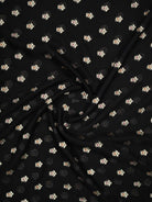 Black Meenakari Khaddi Georgette Handloom Banarasi Suit - Sacred Weaves