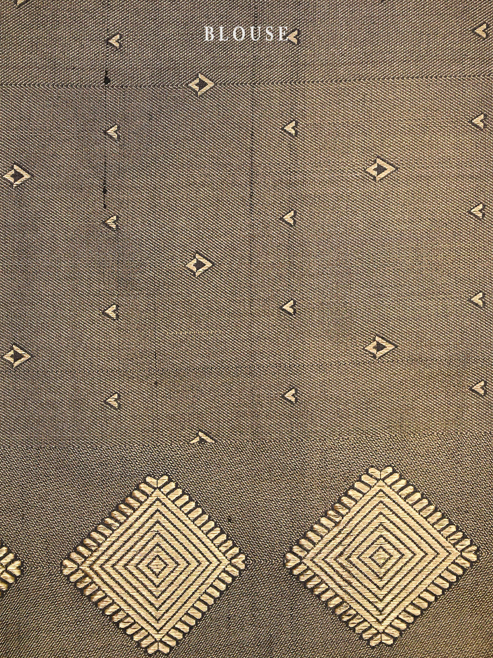 Black Brocade Tissue Brocade Handloom Banarasi Saree - Sacred Weaves