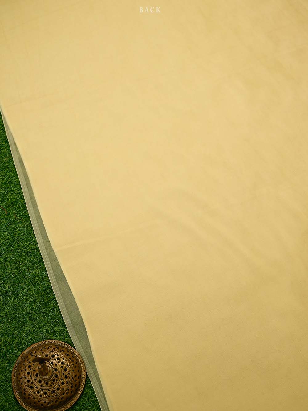 Yellow Embroidered Organza Handloom Banarasi Suit - Sacred Weaves