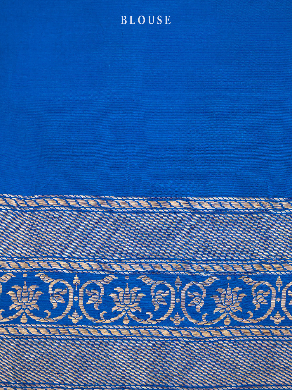 Royal Blue Sona Roopa Boota Katan Silk Handloom Banarasi Saree - Sacred Weaves