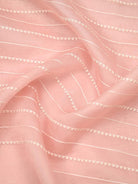 Pastel Pink Embroidery Organza Handloom Banarasi Suit - Gift Box - Sacred Weaves