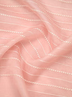 Pastel Pink Embroidery Organza Handloom Banarasi Suit - Gift Box - Sacred Weaves