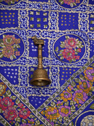 Blue Meenakari Bandhani Crepe Silk Handloom Banarasi Saree - Sacred Weaves