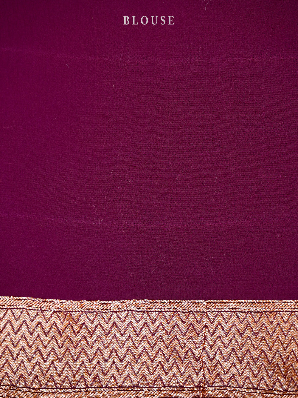 Purple Booti Khaddi Georgette Handloom Banarasi Saree - Sacred Weaves