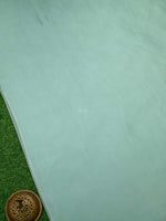 Aqua Green Embroidered Organza Handloom Banarasi Suit - Sacred Weaves