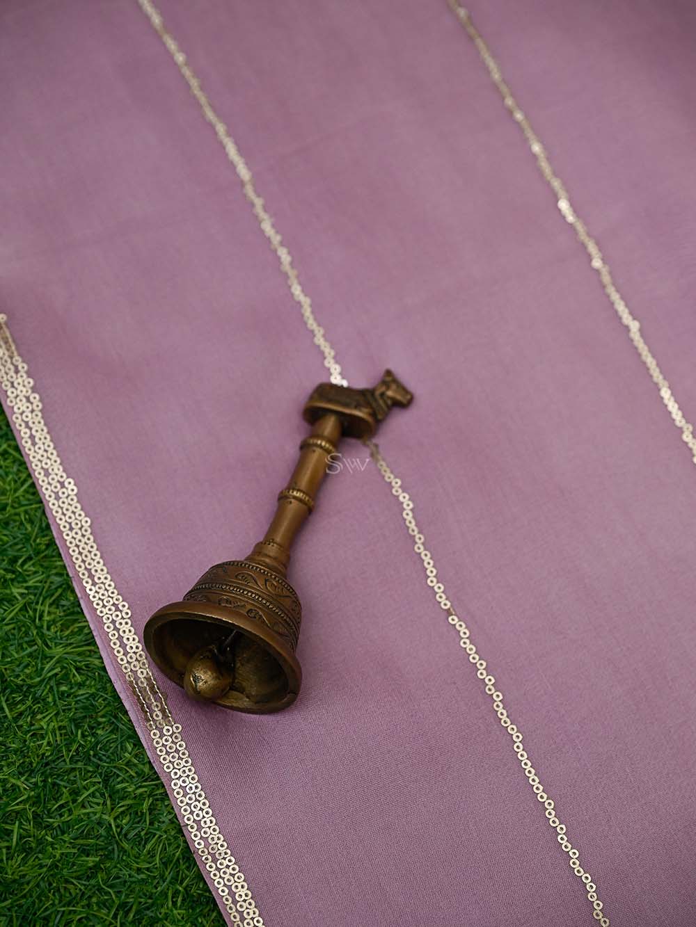 Onion Pink Embroidered Organza Handloom Banarasi Suit - Sacred Weaves