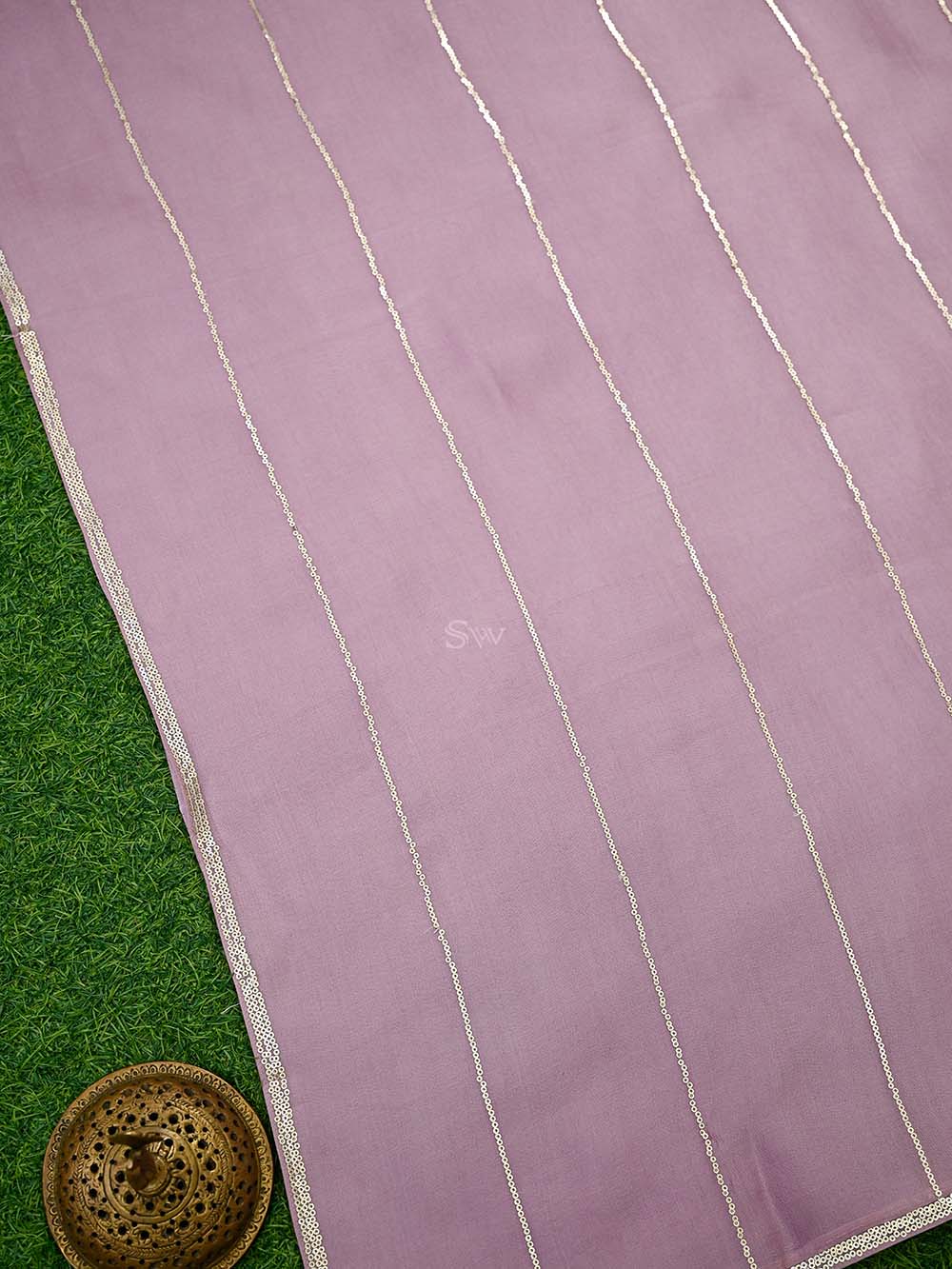 Onion Pink Embroidered Organza Handloom Banarasi Suit - Sacred Weaves