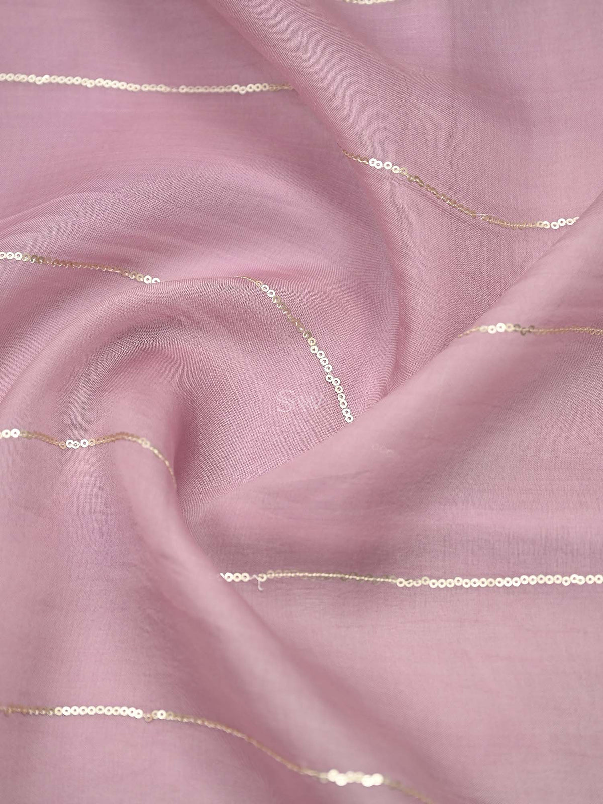 Lilac Embroidery Jaal Organza Handloom Banarasi Suit
