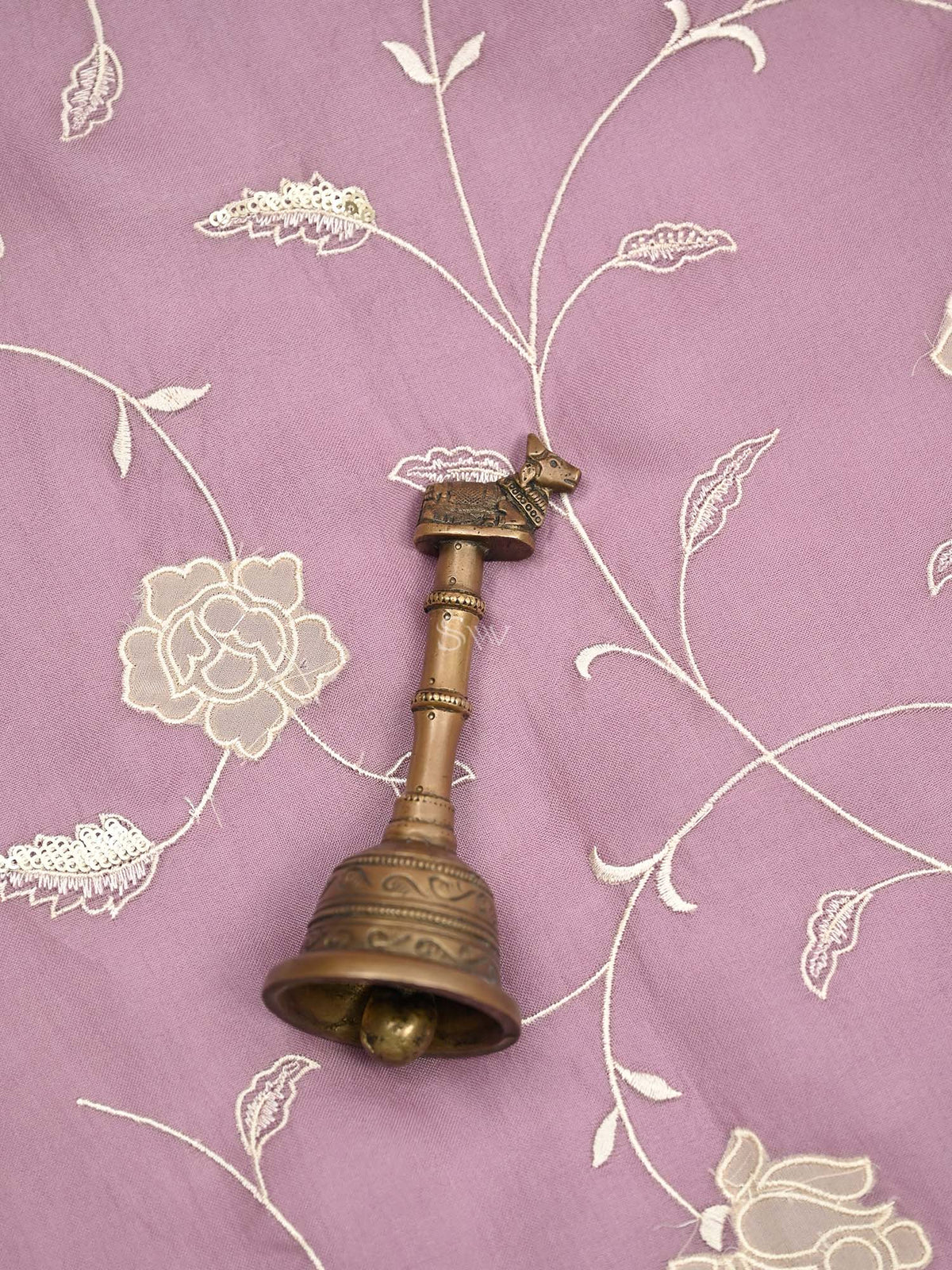 Lilac Embroidery Jaal Organza Handloom Banarasi Suit