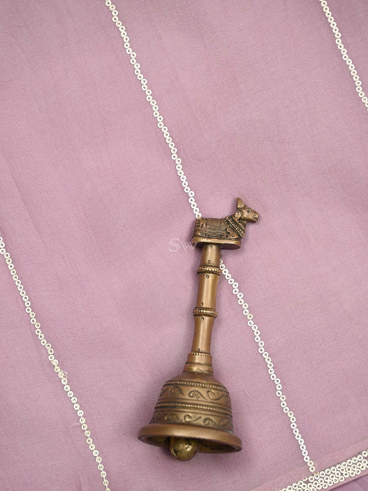 Lilac Embroidery Jaal Organza Handloom Banarasi Suit
